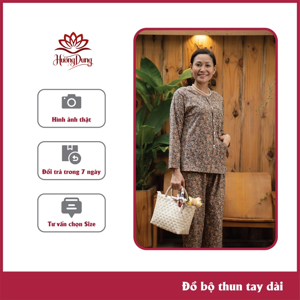 Đồ Bộ Trung Niên Cho Mẹ Chất Vải Thun Mới Nhất 2025 Shop Hương Dung