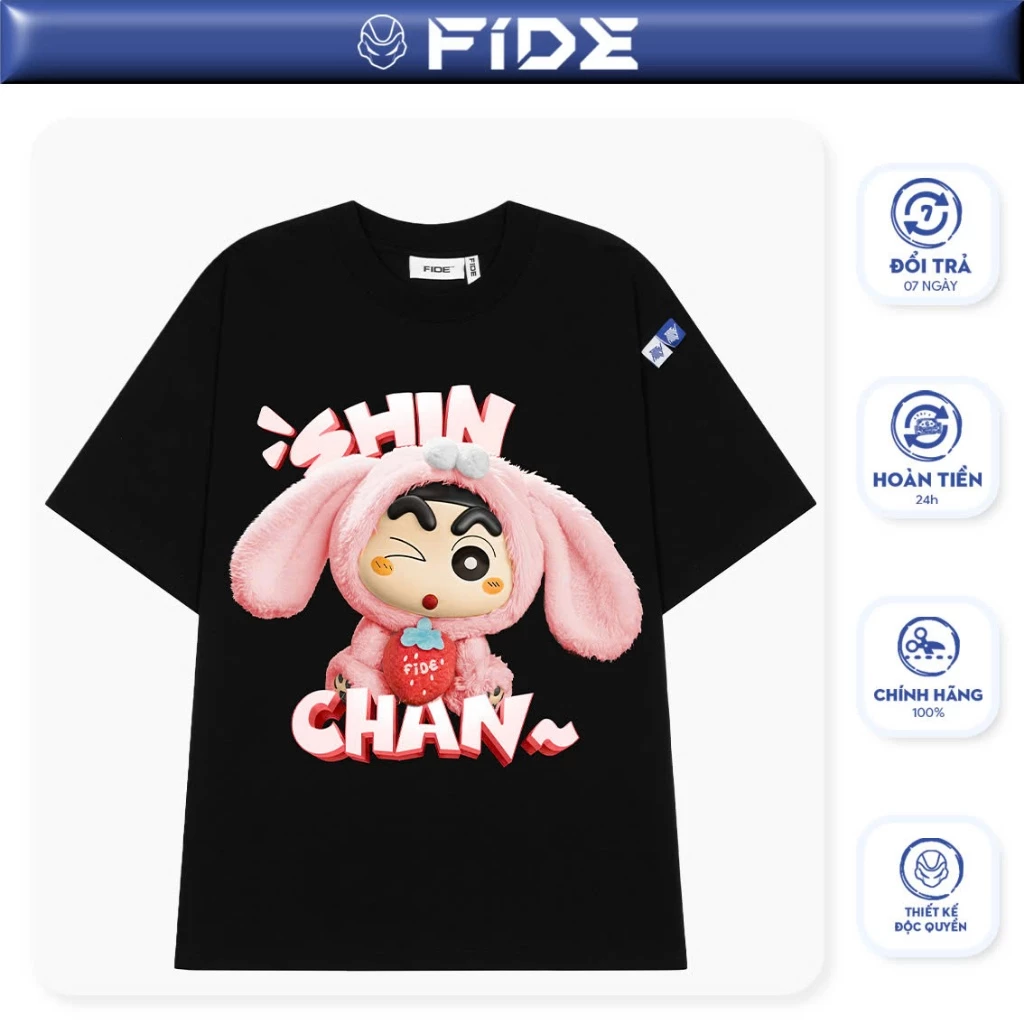 Áo thun FIDE SHIN Bút Chì phông unisex form rộng local brand nam nữ cổ tròn oversize - AT165