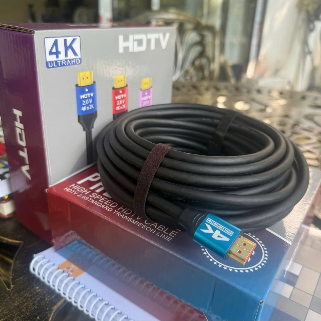 Dây Hdmi 4Kx2K siêu nét dài 1.5m, 3m, 5m, Cáp HDTV 19+1 chuẩn 2.0 Full Box