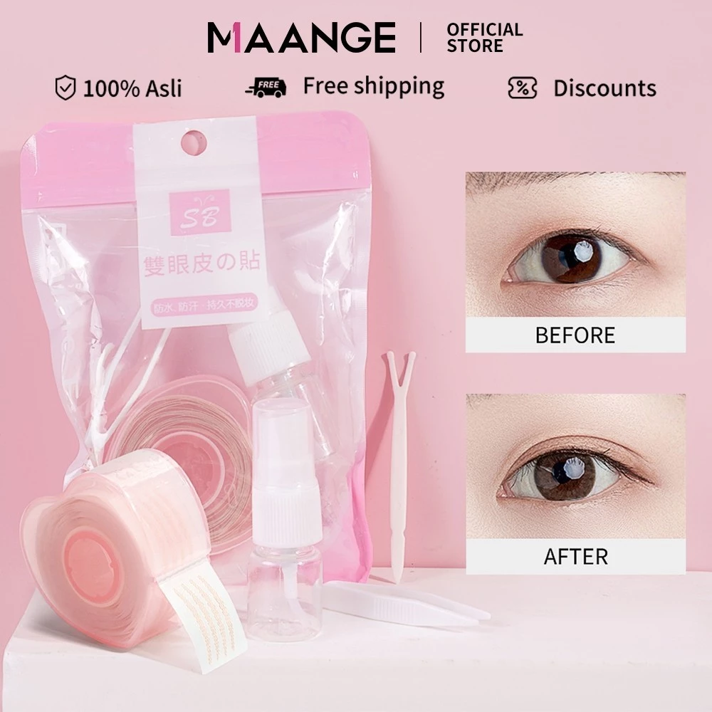 MAANGGE Miếng Dán Kích Mí Tàng Hình Phù Hợp Mọi Dáng Mắt, Không Lộ Cả Khi Không Makeup 3046