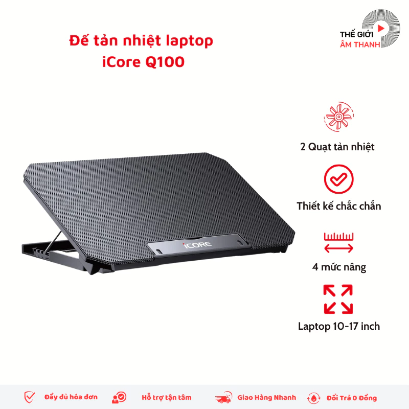 Đế Tản Nhiệt Laptop iCore Q100 - THẾ GIỚI ÂM THANH