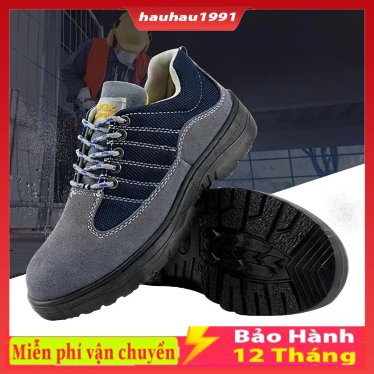 Giày Bảo Hộ Lao Động 1252X / GB03 Nam Nữ, Chống Đinh, Kiểu Dáng Thể Thao Thoáng khí, Chống Dập Ngón