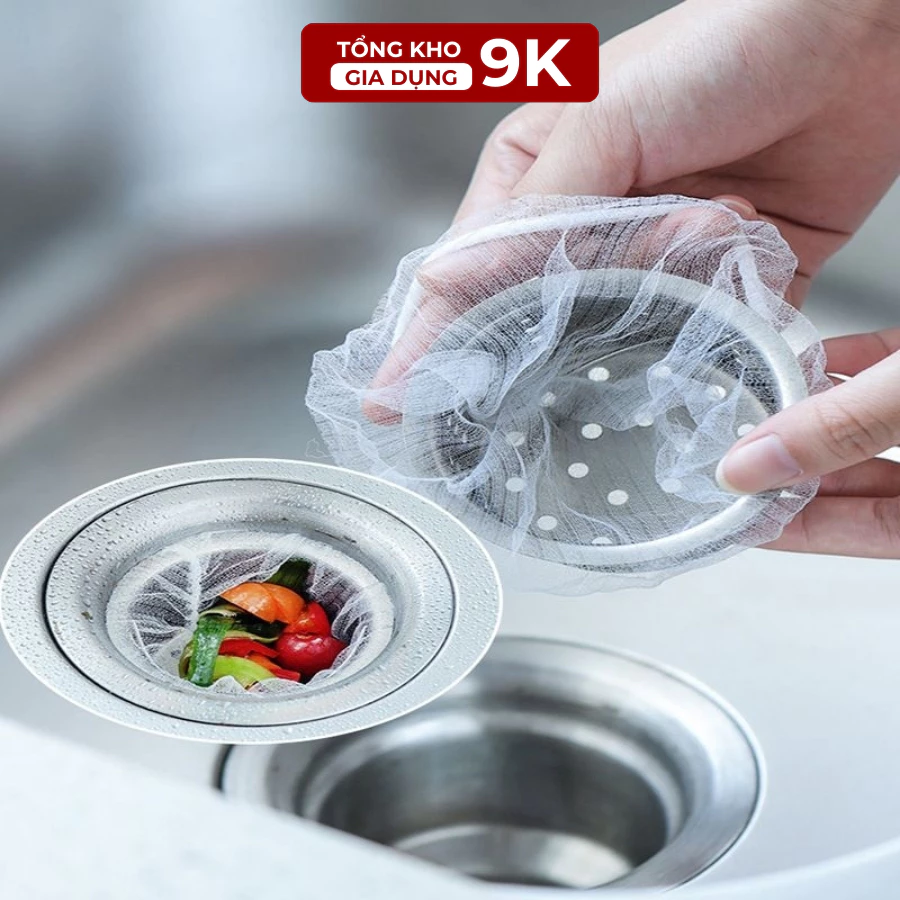 Combo 30 túi lọc rác bồn rửa chén bát, bọc đựng rác bồn rửa bát TKVA 104