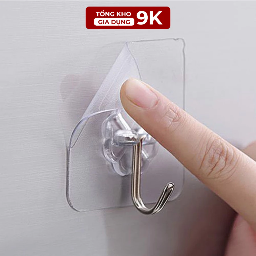 Móc Dính Tường Trong Suốt,Dễ Dàng Sử Dụng , Móc Dán Tường Siêu Dính, Móc Treo Đồ Gia Đình Tiện Dụng. TKVA 403 -
