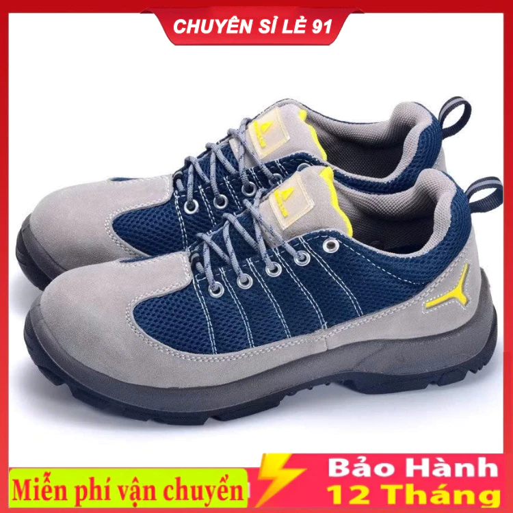 Giày Bảo Hộ Lao Động Nam Nữ Thể Thao 1252X / GB03 Siêu Bền - Đế Chống Đinh Mũi Thép