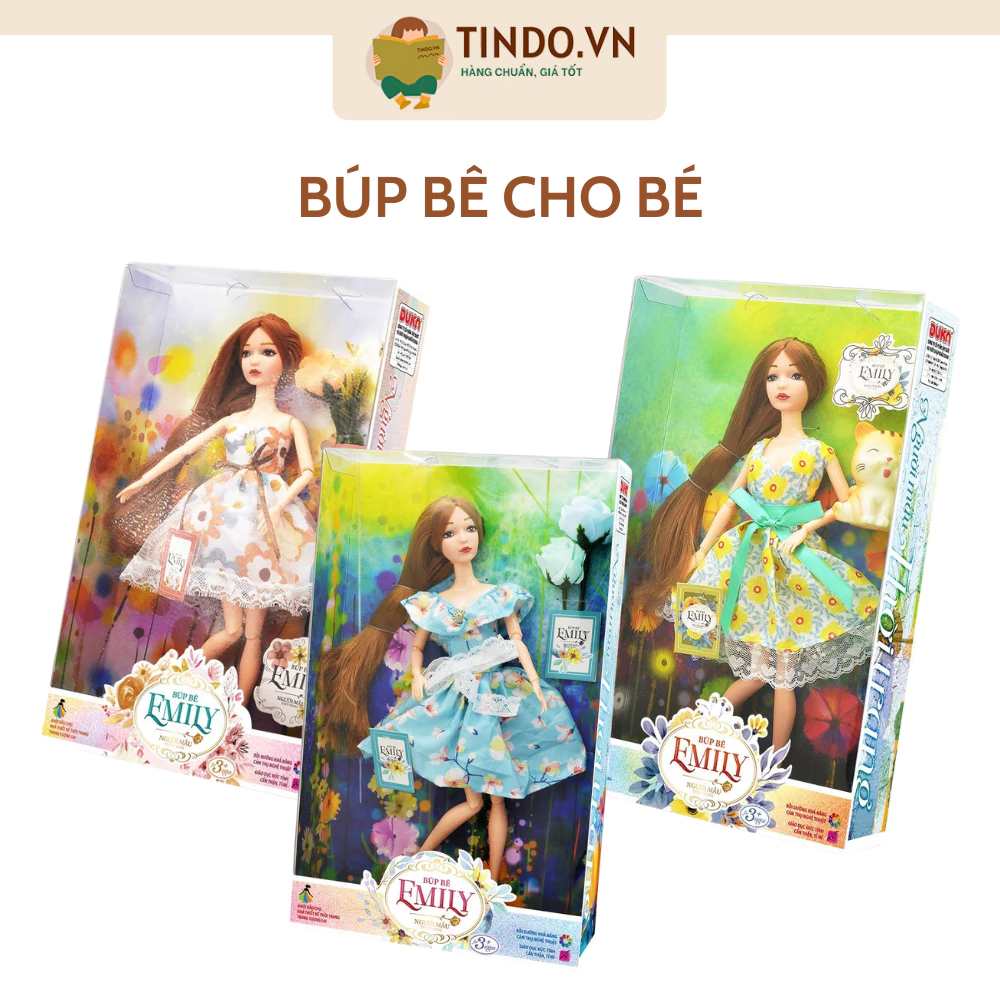 Đồ chơi DUKA - Búp Bê EMILY Cho Bé Gái - Tùy Chọn