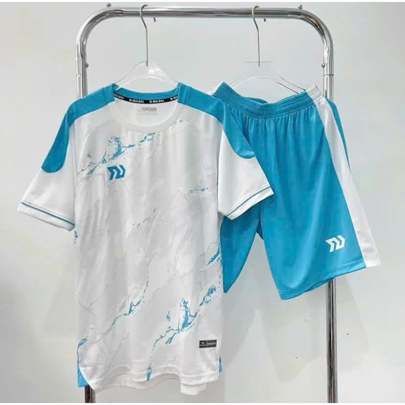 Bộ quần áo KLG b.u.l.b.a.l xanh in tên số theo yêu cầu-Áo bóng đá,đồ đá banh chất liệu thun, mè, thể thao nam nữ