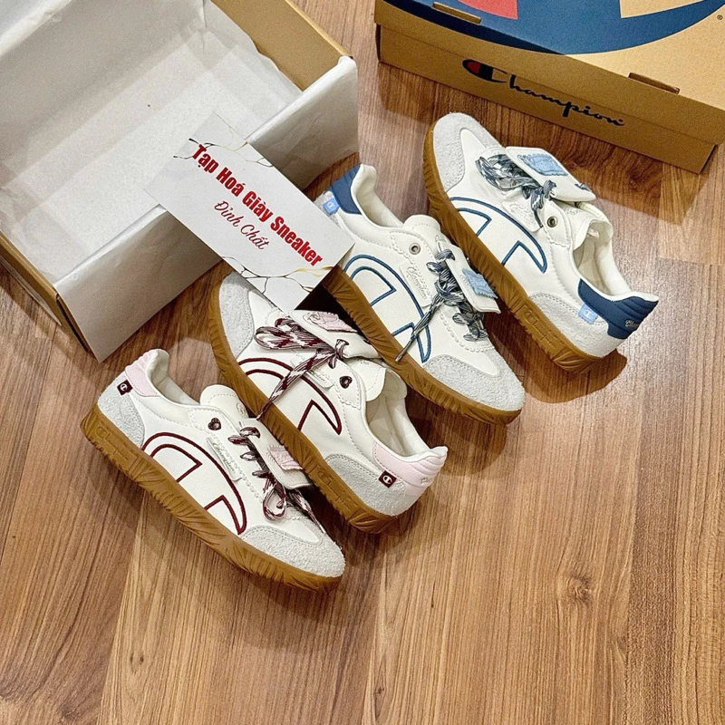 [ Hàng Sẵn ] Giày thể thao champ thổ cẩm xinh xắn dành cho nữ bản cao cấp