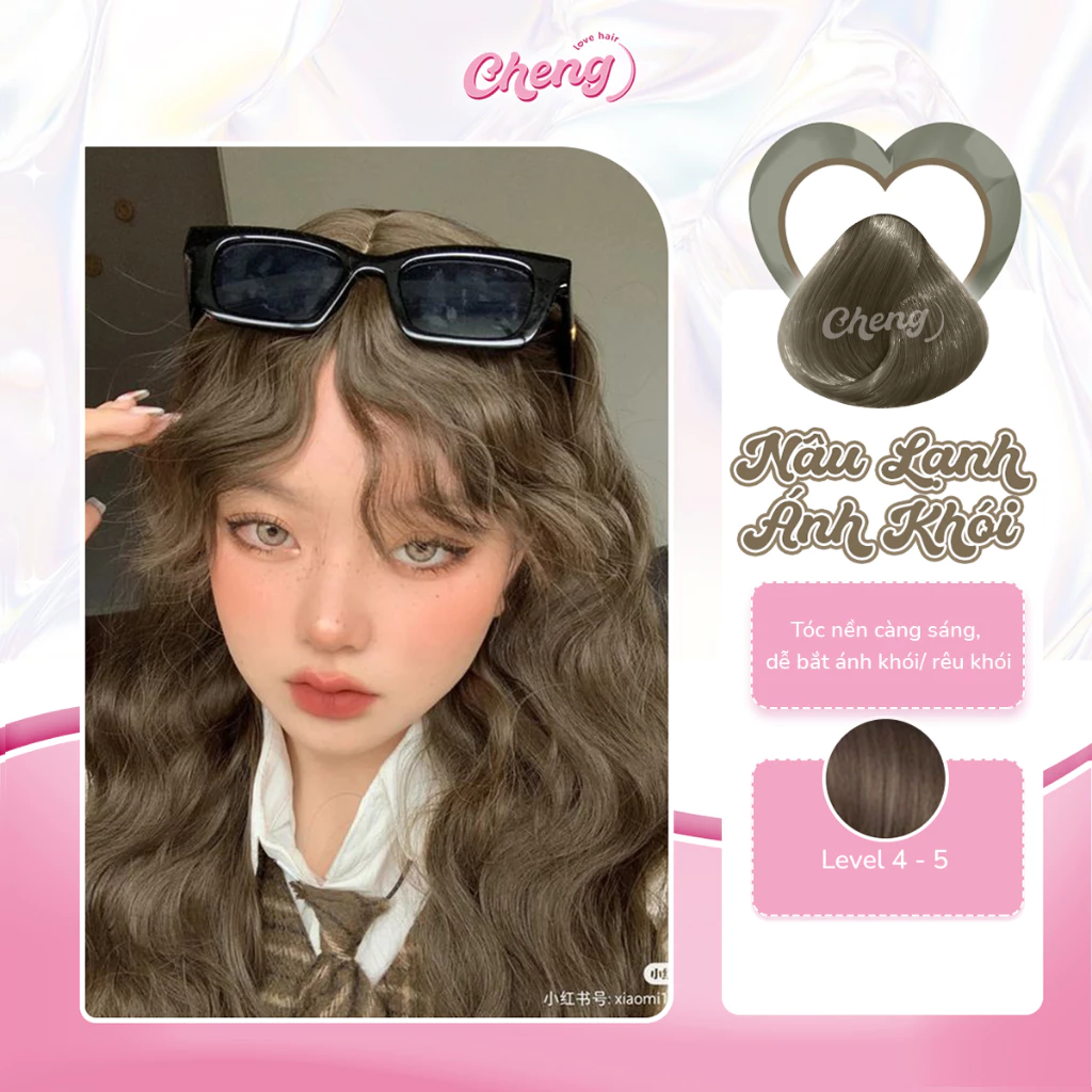 Thuốc Nhuộm Tóc Màu NÂU LẠNH ÁNH KHÓI Không Tẩy | Chenglovehair, Chenglovehairs