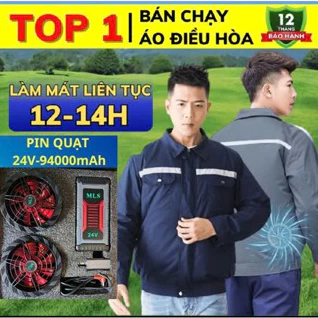 Áo điều hòa Nhật Bản Top 1 bán chạy Pin 100.000 MAH - Bảo hành 12 tháng (2026) hàng cao cấp