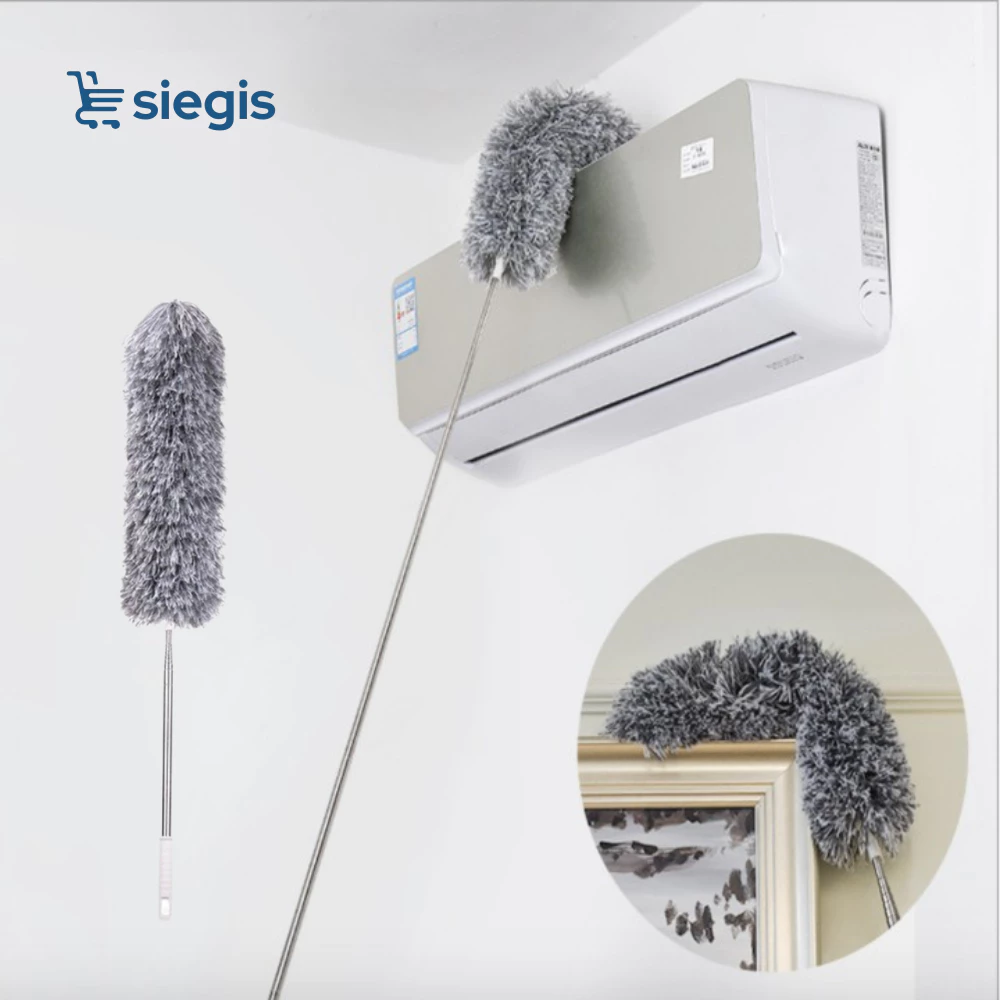 Chổi Quét Lau Trần Nhà 280cm Gấp Gọn - Chổi Quét Mạng Nhện Gấp Gọn Lau Chùi Bụi Trên Cao Tiện Lợi
