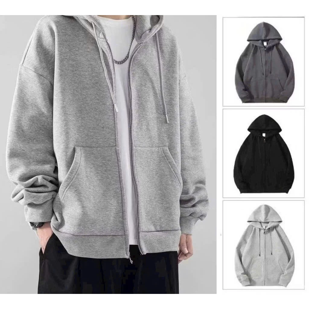 ÁO KHOÁC HOODIE NỈ TRƠN NÓN CÙNG MÀU CHỐNG NẮNG TỐT NHIỀU MÀU ĐA DẠNG PHONG CÁCH TRẺ TRUNG PHÙ HỢP THỜI TRANG