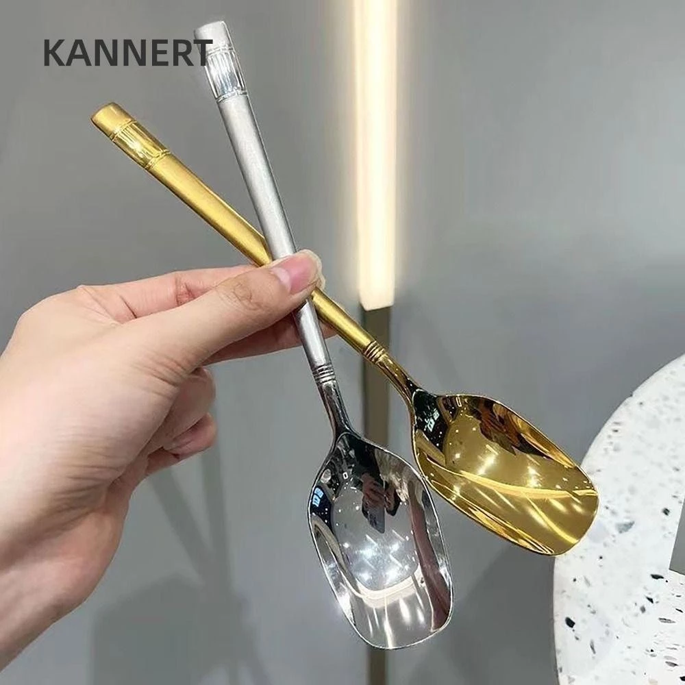 Set 2 Thìa Khuấy Bạc, Máy Rửa Bát Sáng Tạo Bộ Đồ Ăn Thìa Cà Phê Inox Cho Dụng Cụ Nhà Bếp Tiện Lợi