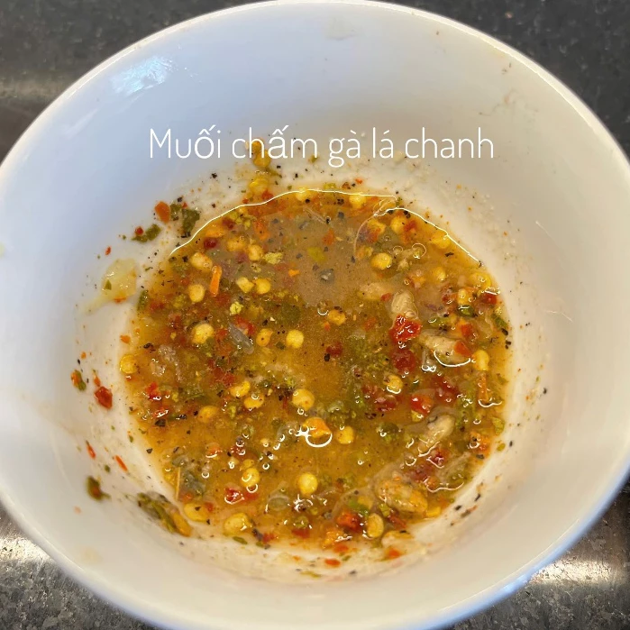 Muối chấm gà lá chanh Hạnh Gà (Muối lá chanh )