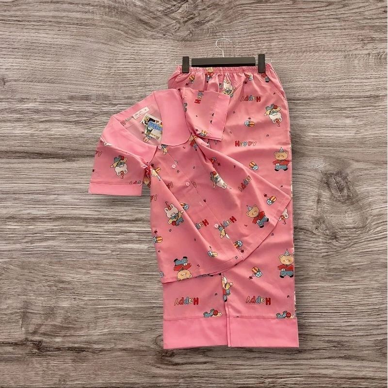 ĐỒ BỘ PYJAMA CHO BÉ MẶC Ở NHÀ CHẤT VẢI LỤA MỀM MỊN