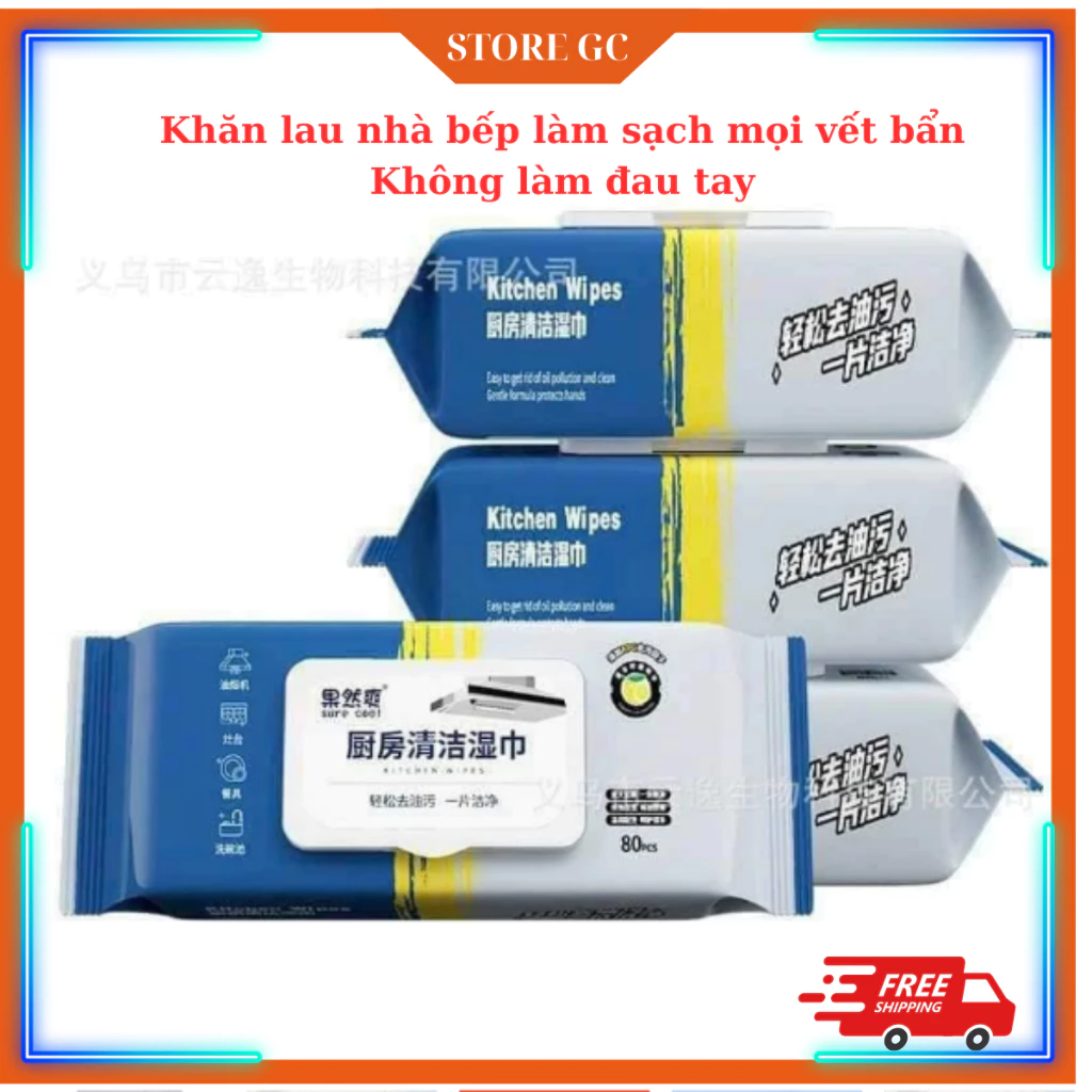 Khăn Ướt Lau Bếp Đa Năng Tiện Lợi Siêu Tiết Kiệm