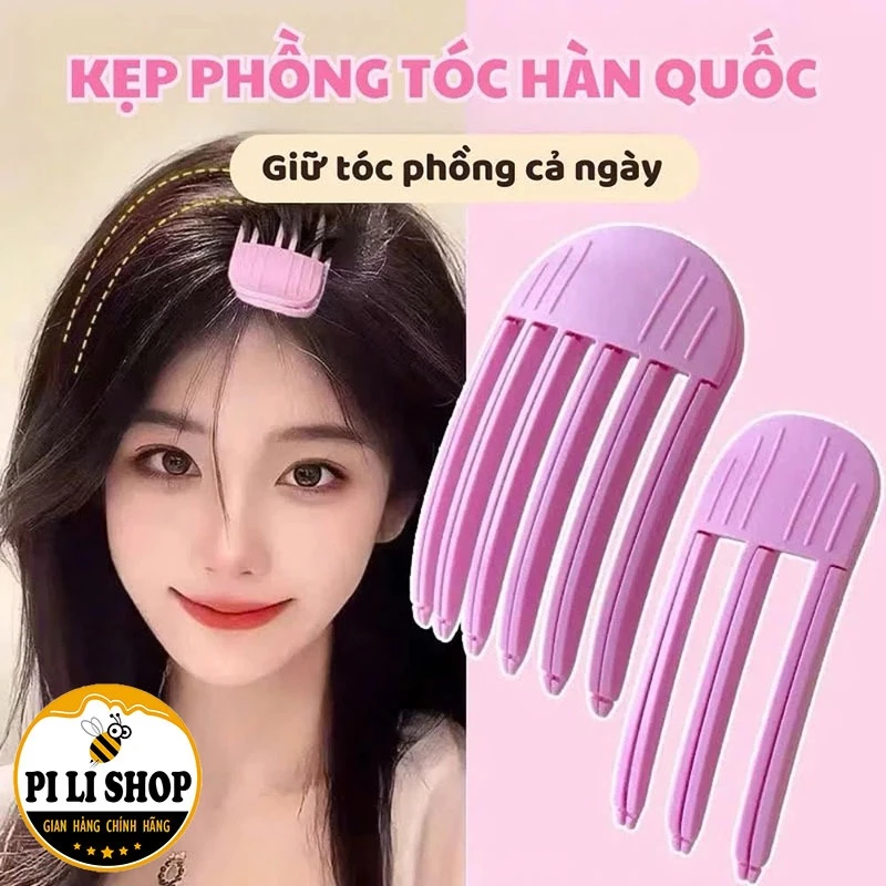Lược Cài Tạo Phồng Tóc 3 Răng Và 6 Răng Dày Tóc Hiệu Quả, Kẹp Nâng Tóc Mái Tạo Kiểu Không Cần Nhiệt