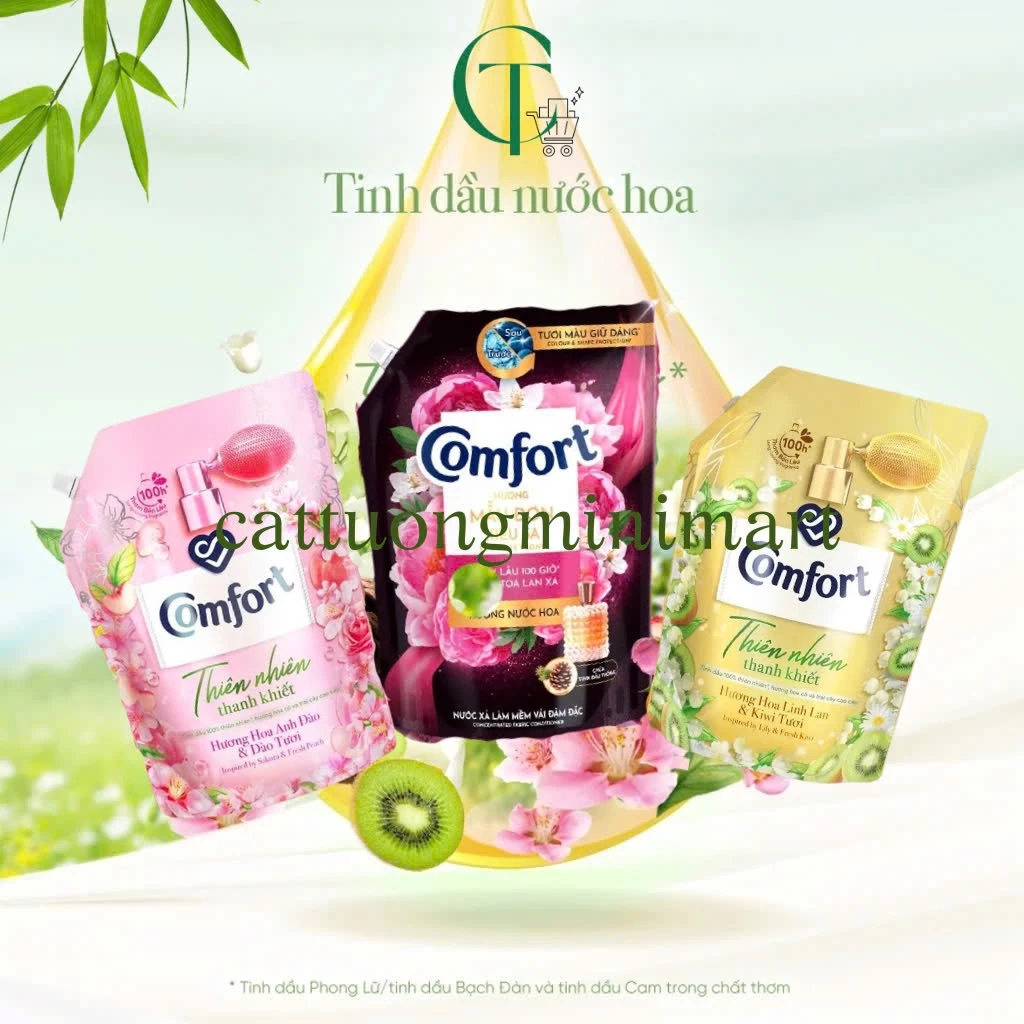Nước xả vải Comfort Thiên Nhiên Thanh Khiết Túi 1,7L