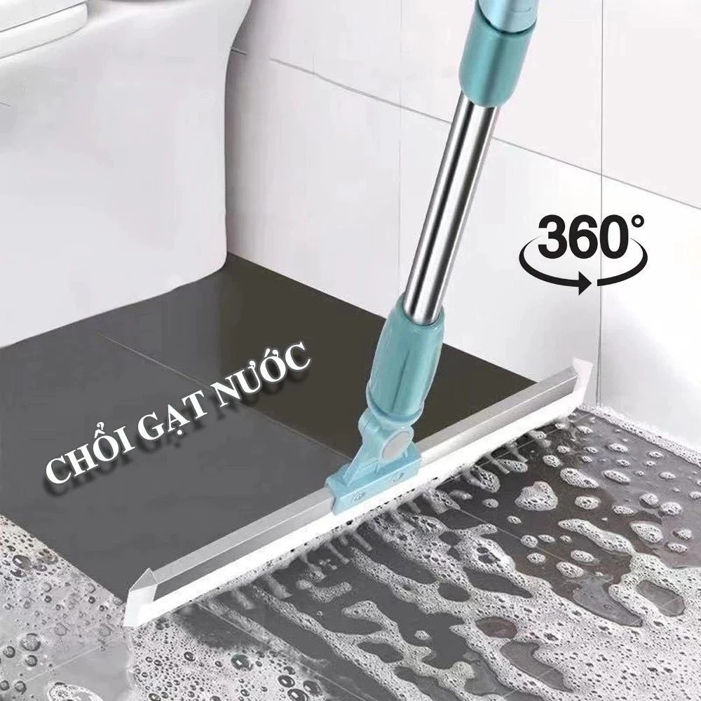 Chổi gạt nước sàn nhà tắm PVL 35cm, 52cm quét nhà thông minh gạt sạch nhà tắm chống trượt thu gọn nhẹ