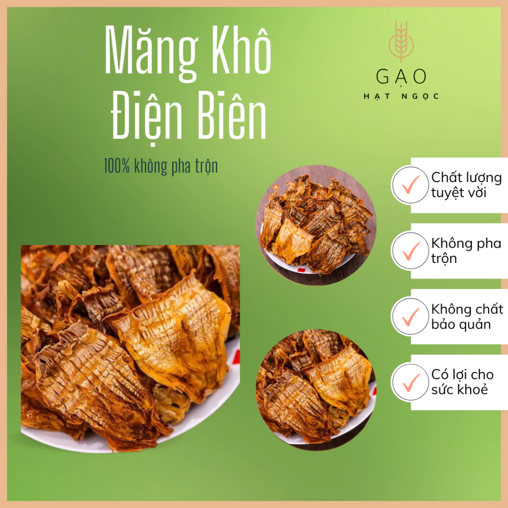 (Chính hãng đặc sản Điện Biên) Măng khô ngon số 1 Điện Biên hàng chuẩn cao cấp