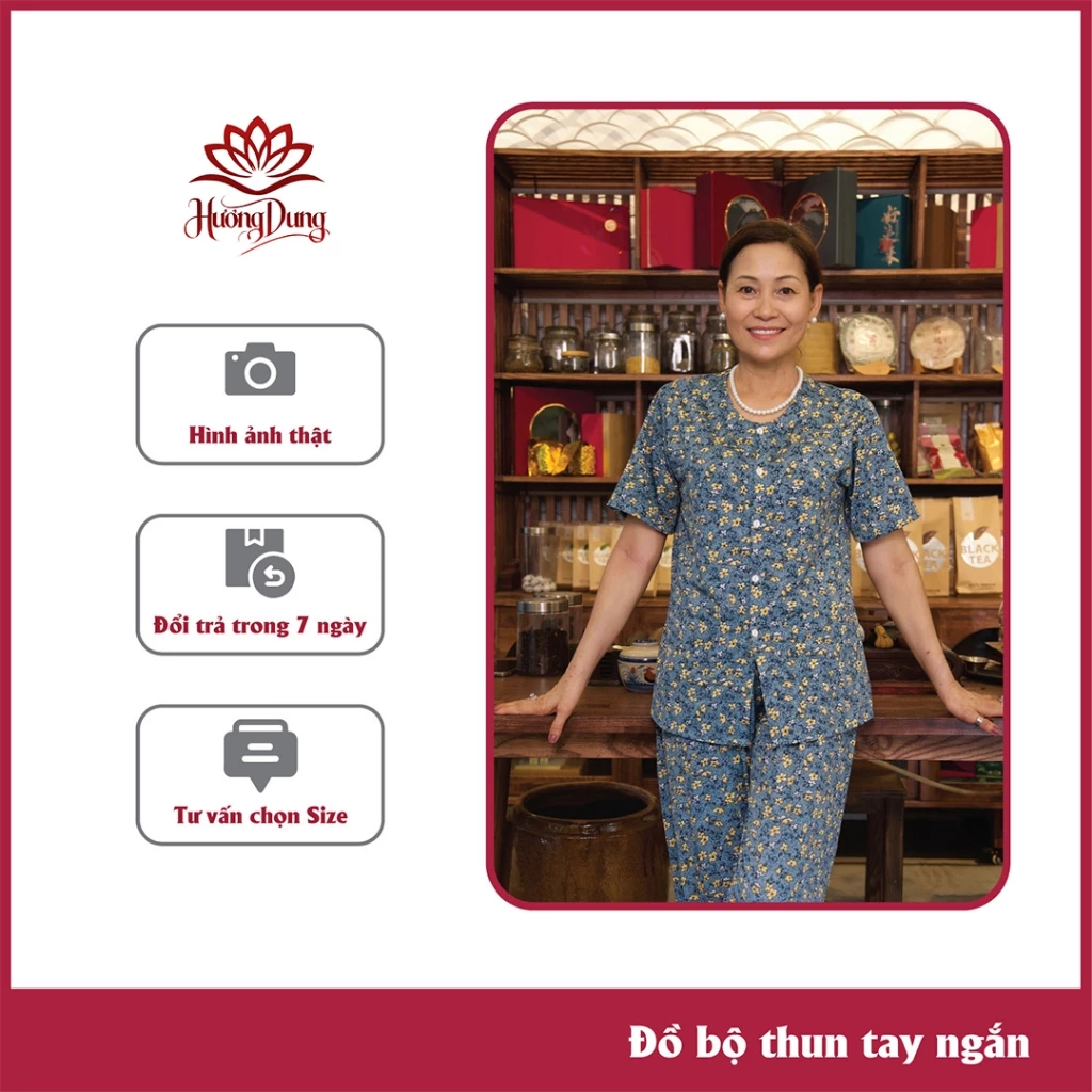 Bộ Trung Niên Cho Mẹ, Set Đồ Bộ Trung Niên Cho Mẹ, Bà Top Bán Chạy 2025 - Hương Dung Store
