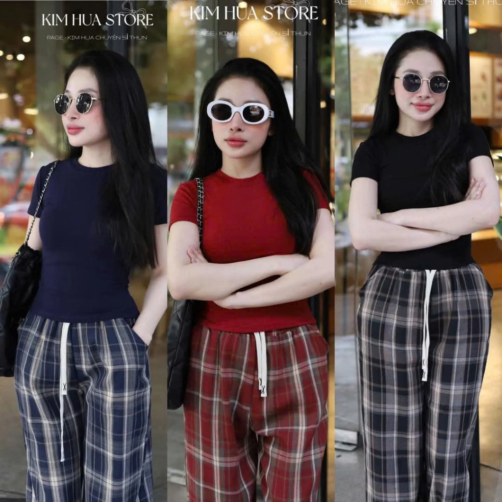 Sét bộ áo thun zip 4 chiều kèm quần dài SÉT BỘ ÁO ZIP 4 CHIỀU siêu xinh phong cách Hàn Quốc M2574