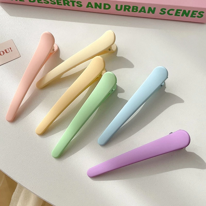 balltest🎨Kẹp tóc mỏ vịt dài phong cách Hàn quốc tối giản