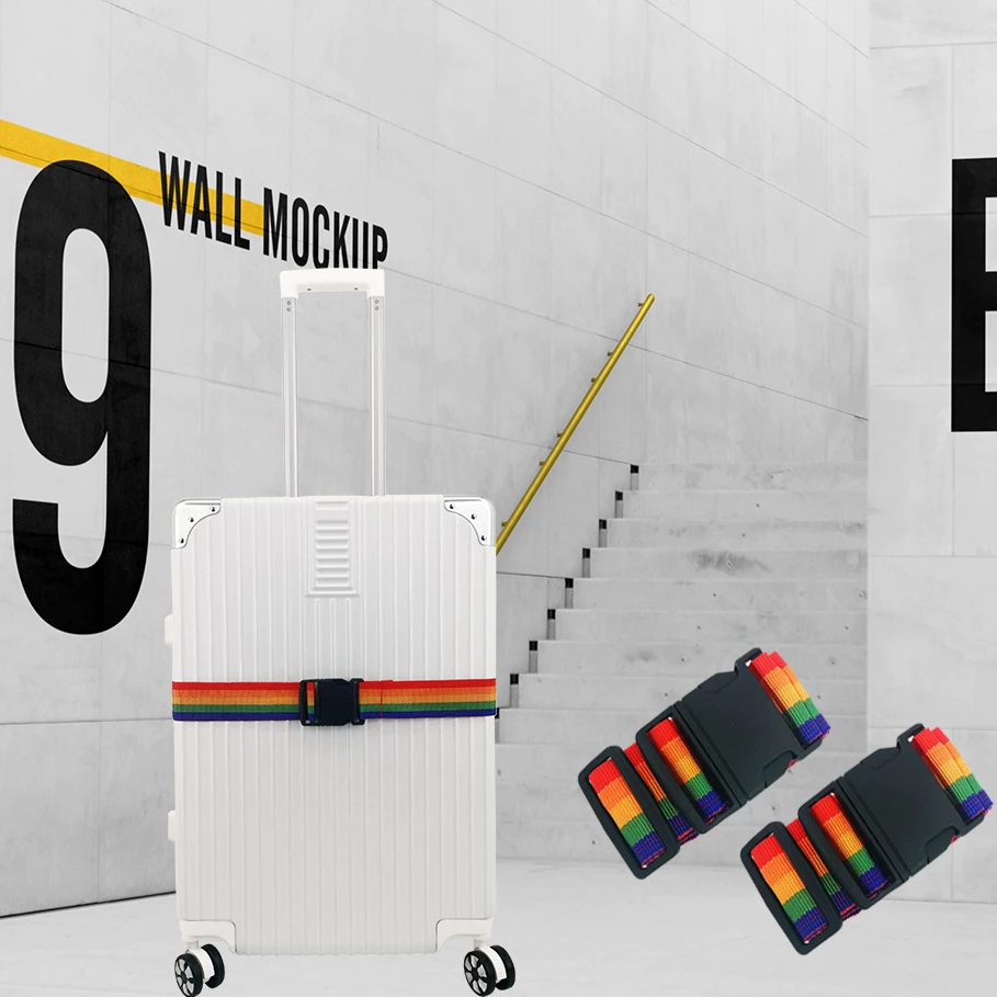 Dây Đai Hành Lý Chéo KT 5x165Cm, Dây Đai Đóng Gói Hành Lý Vận Chuyển Nước Ngoài