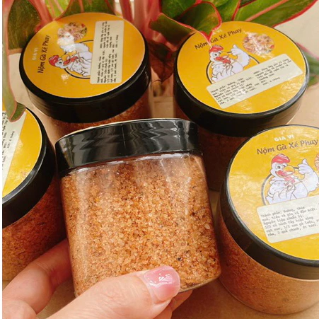 Gia vị nộm gà xé phay, Trộn gỏi đường đỏ lọ 200gr