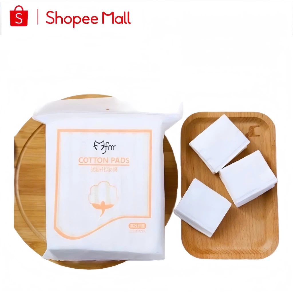 [ COMBO 3 GÓI ] Bông Tẩy trang làm sạch mỹ phẩm 3 lớp cotton túi 222 miếng mềm mại và mượt mà chính hãng