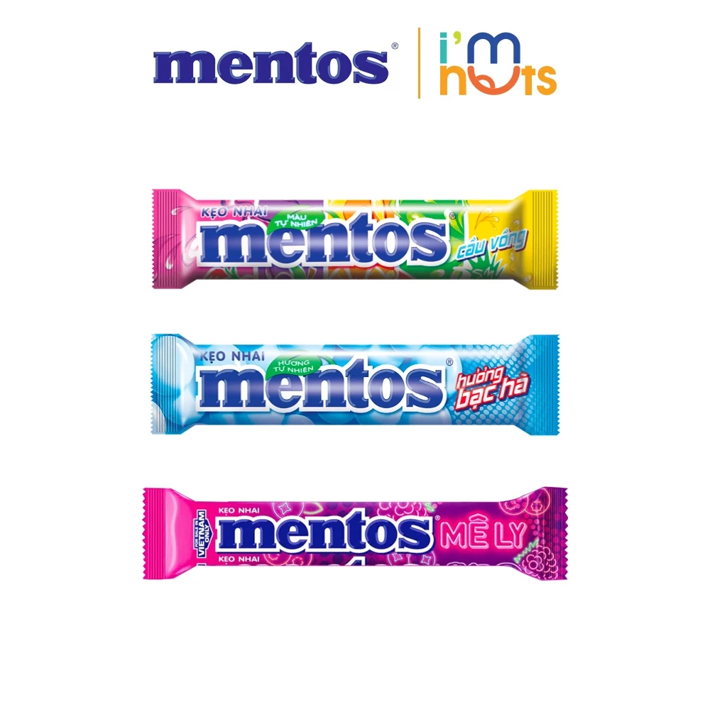 Combo 5 Thỏi Kẹo Nhai Mentos Đủ Vị