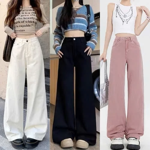 Quần Suông Bigsize Nữ Ống Rộng Lưng Cao Che Khuyết Điểm Chất Vải Kaki Mềm Mại Đứng Dáng Q527