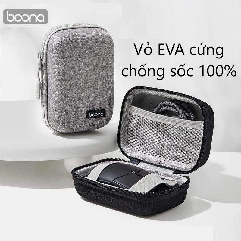 Hộp đựng chống sốc bảo vệ chuột máy tính, laptop mouse, chuột chơi game F004 F041 Boona - Vu Studio
