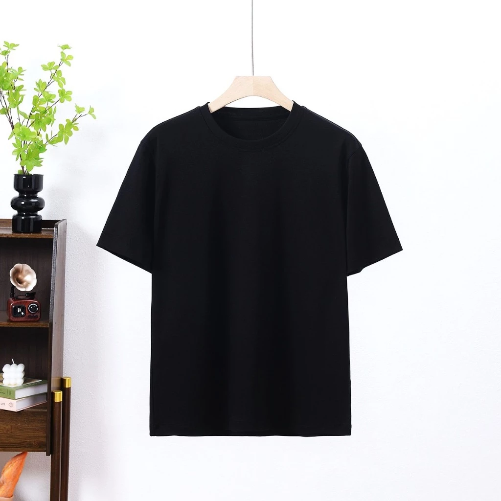 Áo Thun Cotton Nam Nữ Cổ Tròn Form Unisex Đơn Giản Basic Mặc Hằng Ngày thoải mái