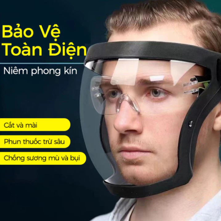 Mặt Nạ Kính Bảo Vệ Mặt Acrylic Trong Suốt Cực Bền [ HÀNG TỐT ]