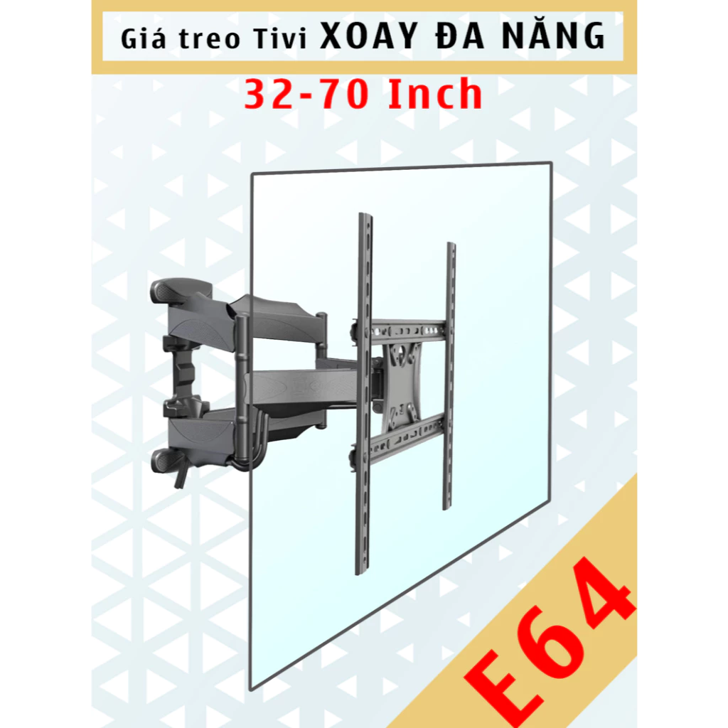 P6 E68 Giá treo TIVI xoay đa năng/ Giá treo màn hình [32-70inch] -Chính hãng NorthBayou