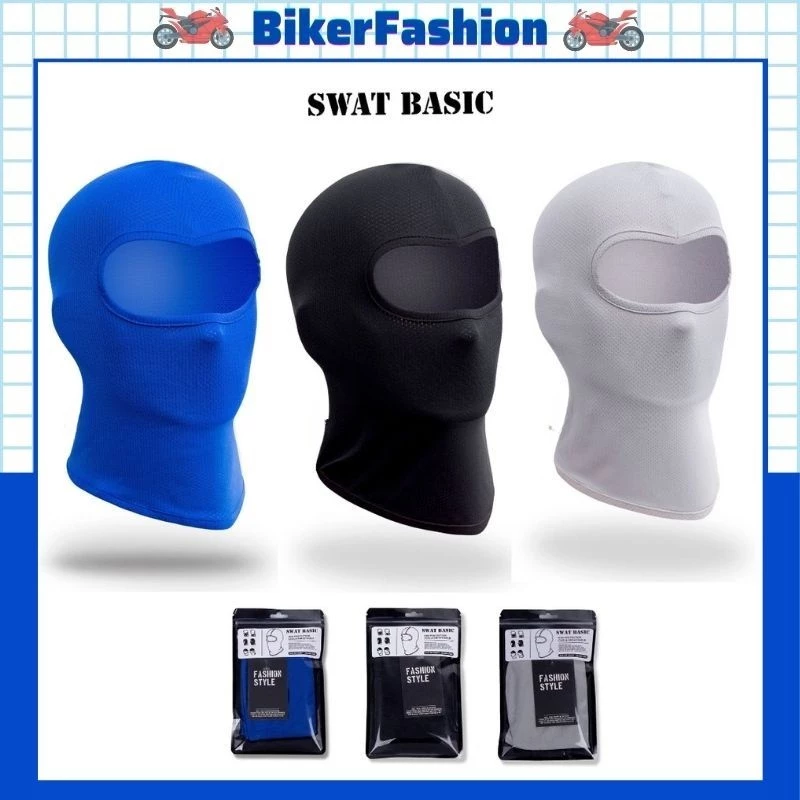 Khăn Trùm Đầu Ninja Fullface Swat BASIC, Khẩu Trang Chống Nắng Vải Cao Cấp, Siêu Co Dãn, Thoáng Mát