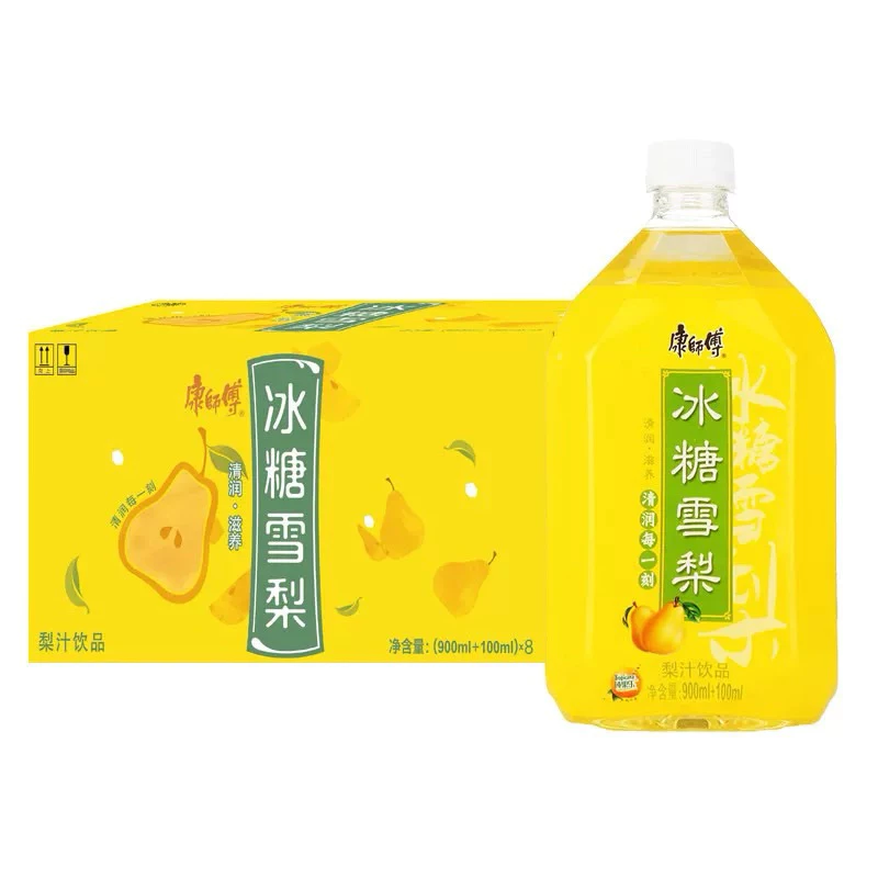 (Thùng 12 chai x 1 Lít)Nước Lê chưng đường phèn ĐÀI LOAN