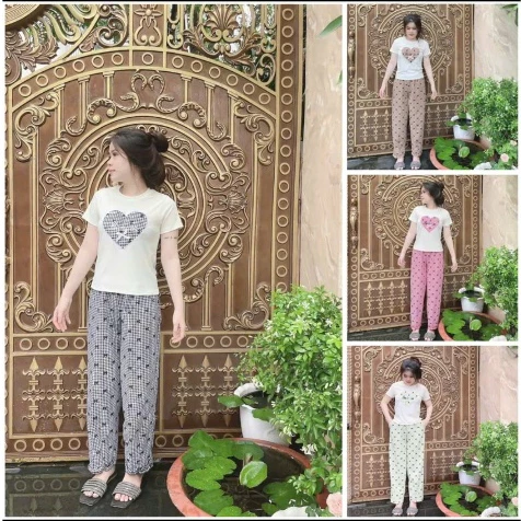 Sét bộ quần bagy kèm áo thun SÉT BỘ BAGY phong cách Hàn Quốc M5668