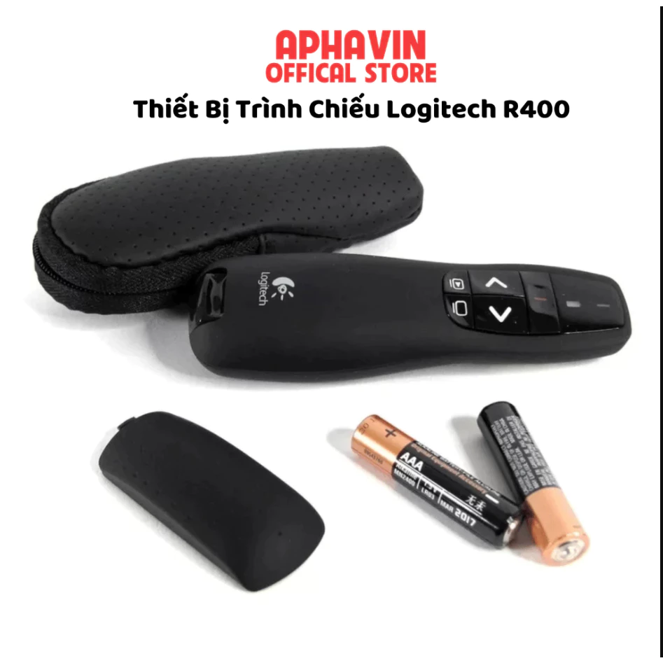 Bút Trình Chiếu Logiteh R400, Bút Thuyết Trình, Bút Laser, Trình Chiếu Slide, Powerpoint, Word, Excel Bảo Hành 12 Tháng