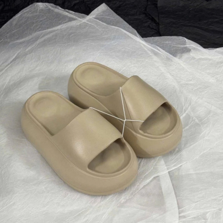 Dép Quai Ngang Nữ đế cao 5cm chất liệu Eva siêu nhẹ, êm chân (838)