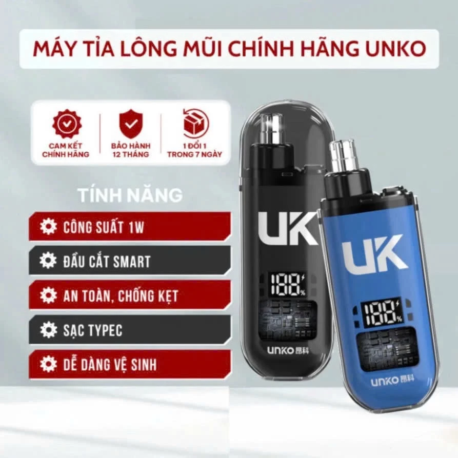Máy Tỉa Lông Mũi Thông Minh Giúp Dễ Dàng Cắt Tỉa Lông Mũi Nhanh Sạch Và An Toàn ( giao màu ngẫu nhiên)