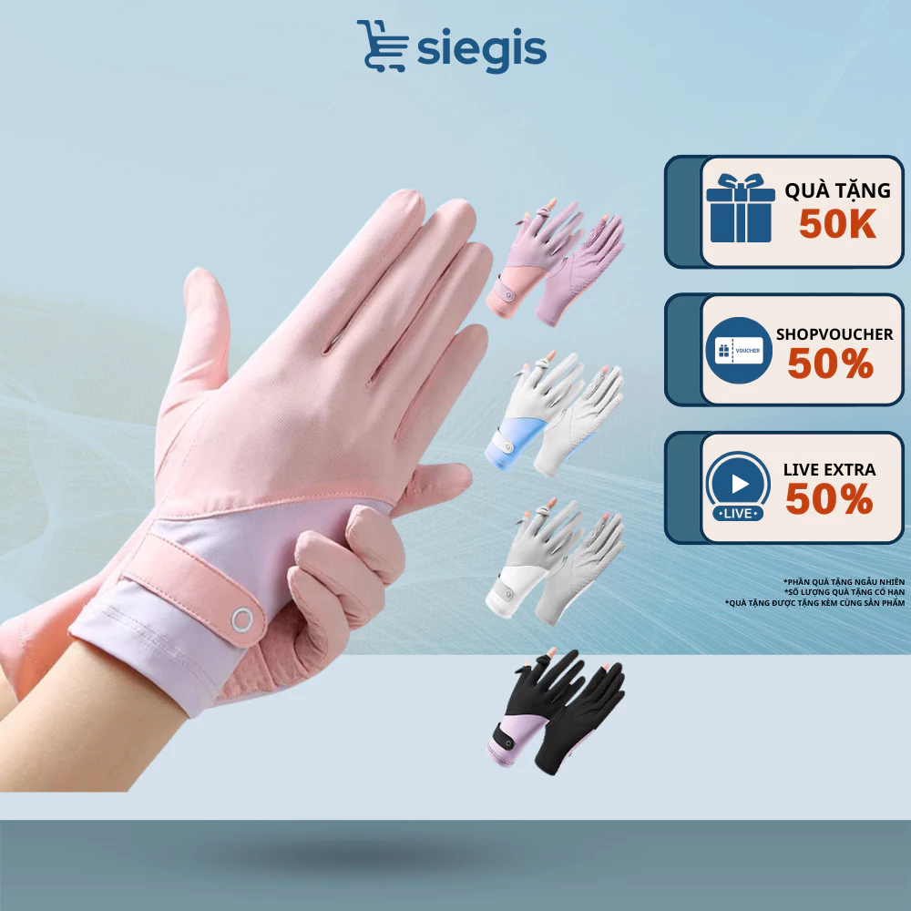 Găng Tay G4 Cao Cấp Chống Nắng Mùa Hè - Bao Tay Đi Xe Máy Chất Liệu Thun Lạnh Chống Tia UV