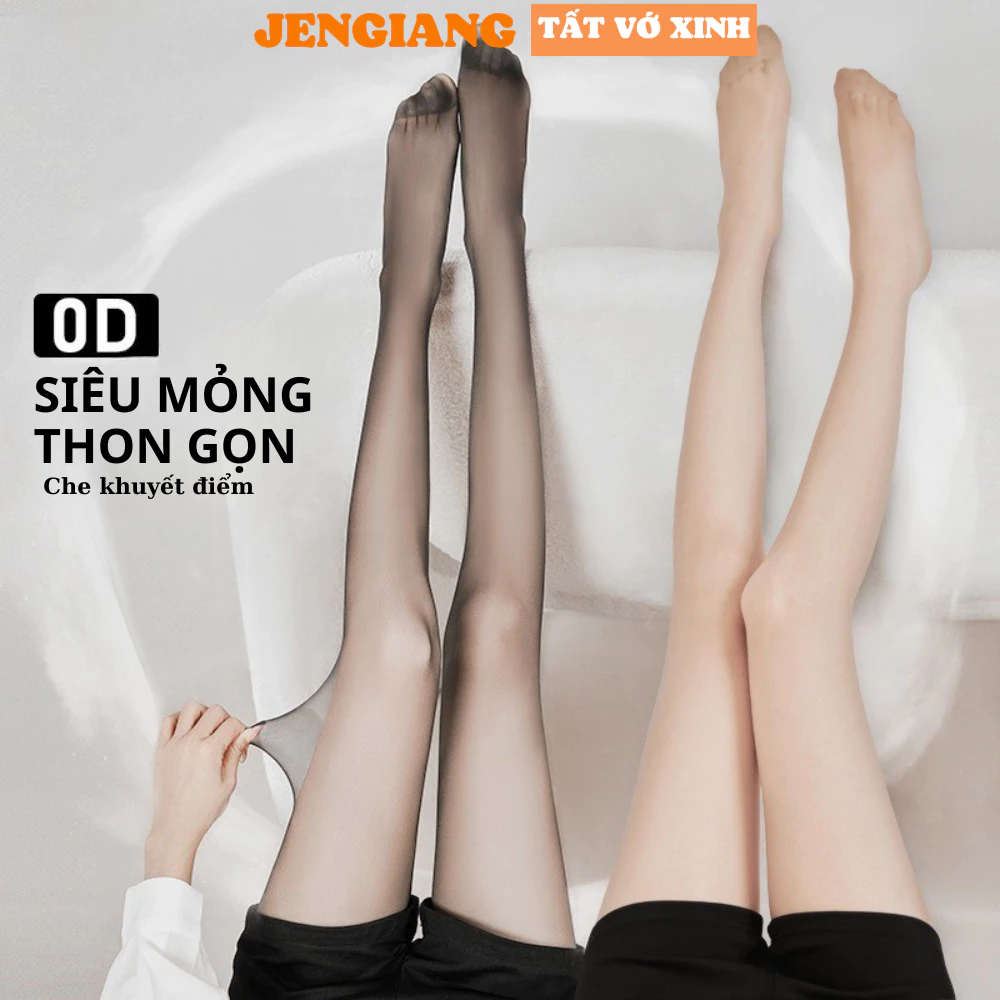 Quần tất Jengiang siêu mỏng 0D siêu dai dàng hình phong cách Nhật Bản dành cho nữ QT12