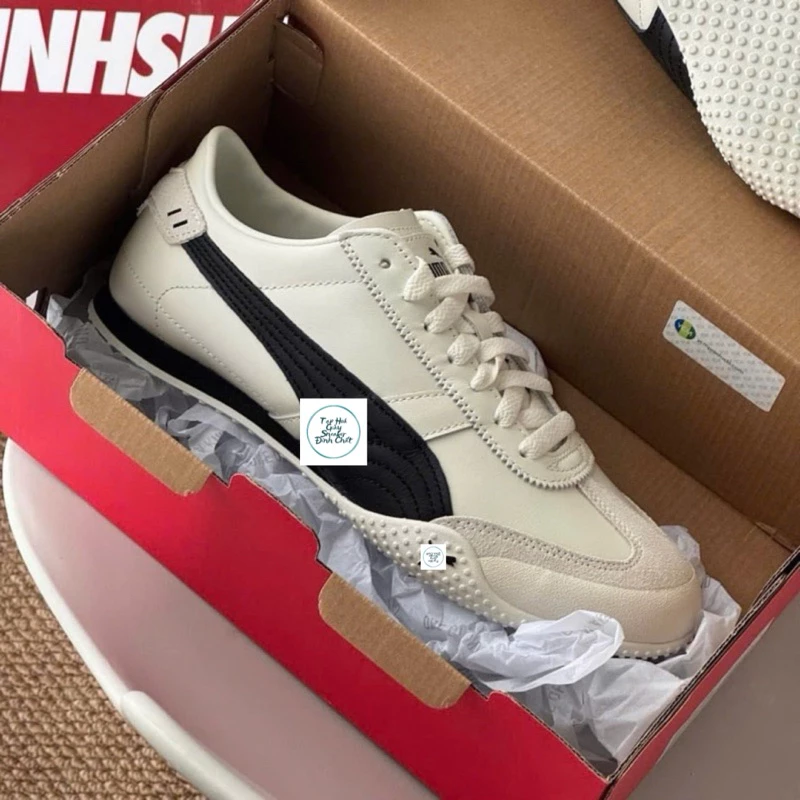 [ Hàng Sẵn ] Giày thể thao Puma Bella màu trắng gọn chân nam nữ bản cao cấp