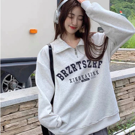 Áo sweater polo nam nữ, áo cổ khóa kéo polo nỉ thu đông chất nỉ 2 mặt dày đẹp có khoá kéo in hình dễ BRZ