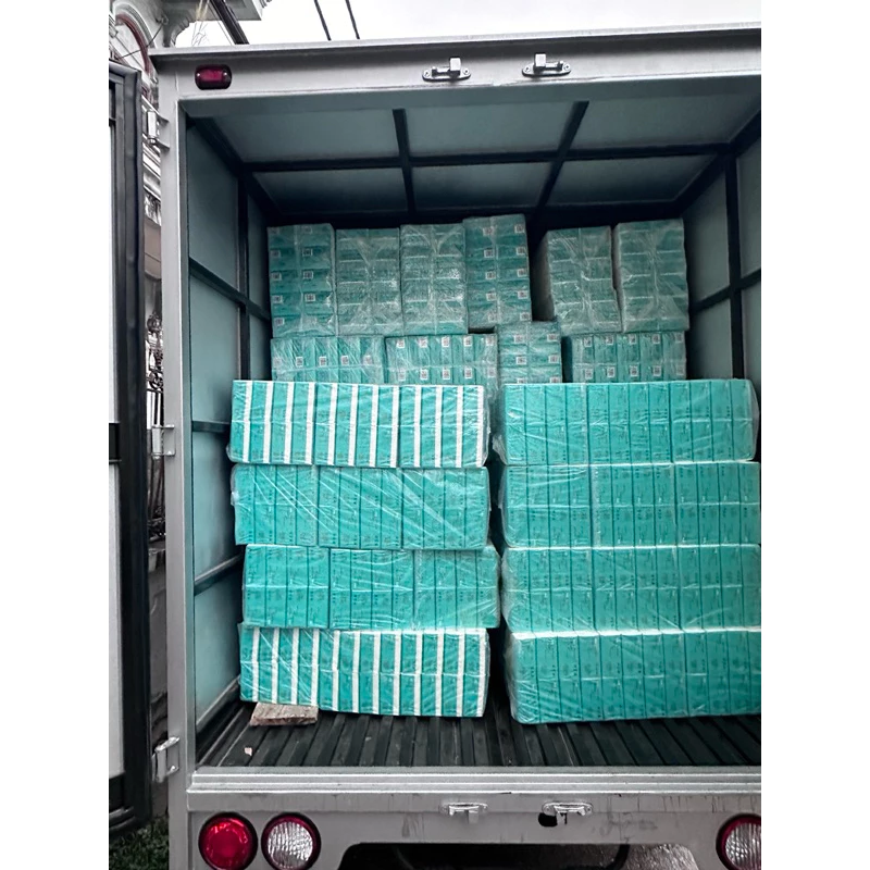 Giấy rút Caitong xanh Trung Quốc 5 lớp dai mềm thấm nước tốt (COMBO 15 BỊCH = 120 GÓI NHỎ) -date mới
