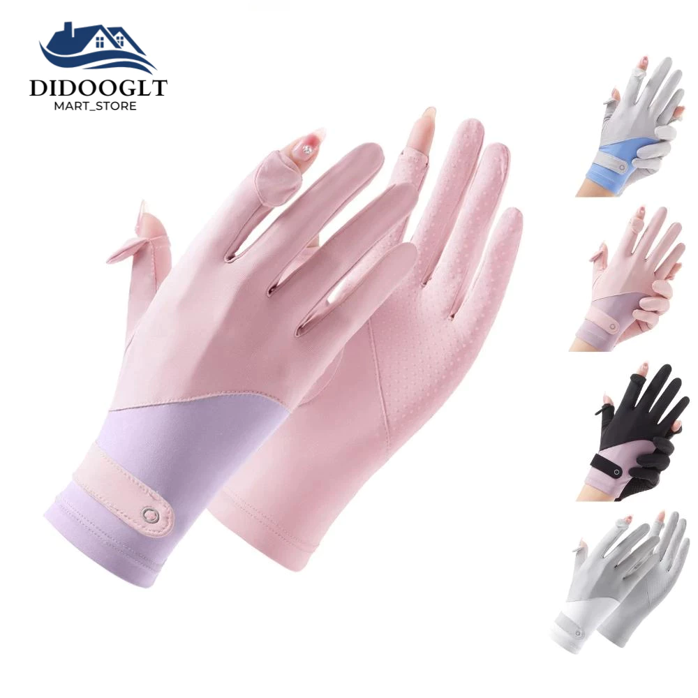 Găng Tay Chống Nắng Nữ DIDOOGLT - Bao Tay Đi Xe Máy Chống Tia UV Thoáng Khí Cao Cấp