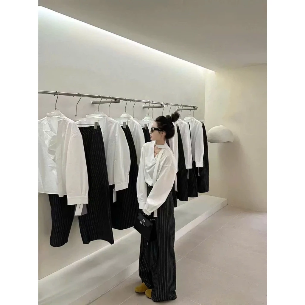 [ new 2025] Quần kate sọc ống rộng hack dáng v2 Miuzi unisex nam nữ Vivid Pants DT888