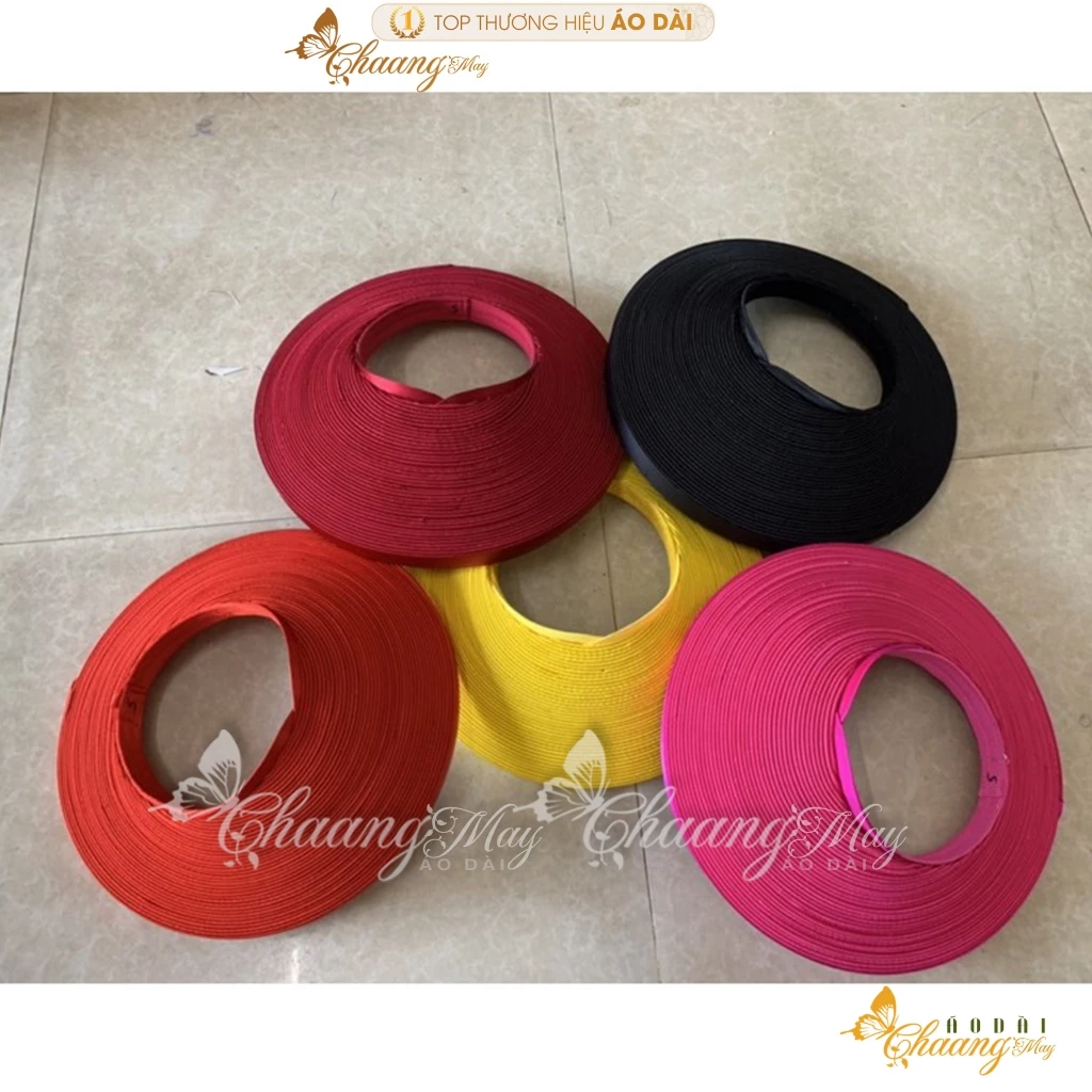 Khăn đóng nhiều tầng CHAANG May sẵn Khăn xếp truyền thống cô dâu, khăn mấn nhẹ đẹp